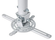 Manhattan 424851 Universal Projector Ceiling Mount For Up To 20kg Projectors - Silver Projector Mount Manhattan