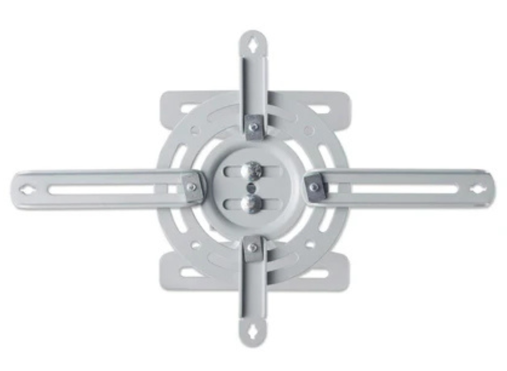 Manhattan 424851 Universal Projector Ceiling Mount For Up To 20kg Projectors - Silver Projector Mount Manhattan