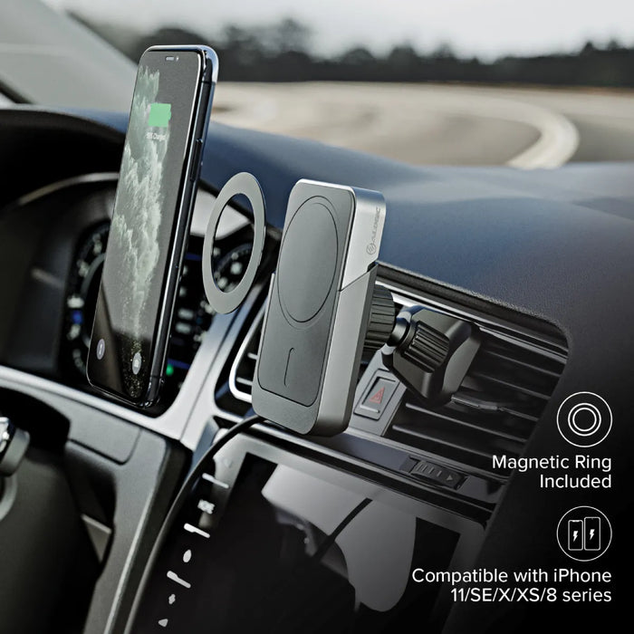 Alogic MSCCM Matrix Magnetic Wireless Charger with Car Mount