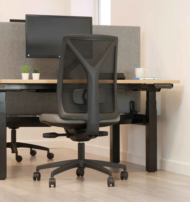 Formetiq B/TMLSSN-1S/BB-8033 Modena Mesh Back Task Chair with HA Soft Touch Arms Chair formetiq