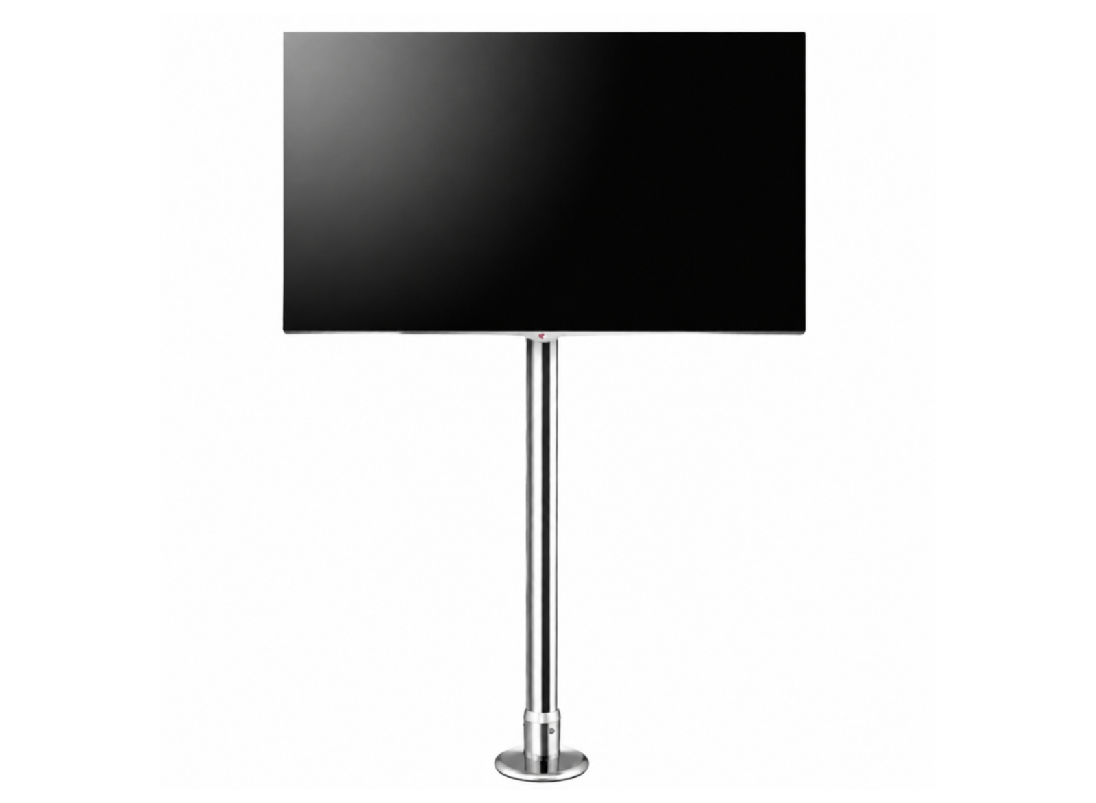Moove 32" to 65" Digital Signage Floor Mounting Bracket | Chrome Floor Stand Moove AVMounts