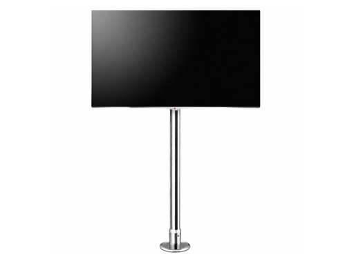 Moove 32" to 65" Digital Signage Floor Mounting Bracket | Chrome Floor Stand Moove AVMounts