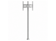 Moove 32" to 65" Digital Signage Floor Mounting Bracket | Chrome Floor Stand Moove AVMounts
