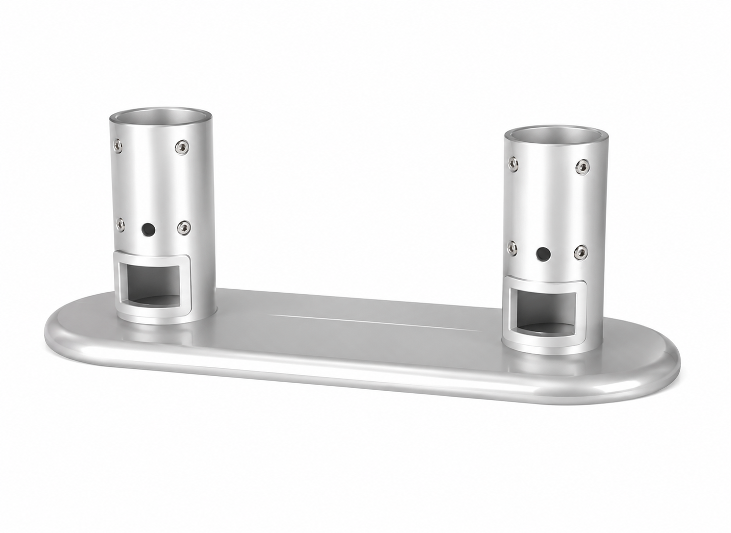 Moove 32" to 75" Digital Signage Double Pole Extra Strong Floor Mounting Bracket | White Floor Stand Moove AVMounts