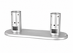 Moove 32" to 75" Digital Signage Double Pole Extra Strong Floor Mounting Bracket | White Floor Stand Moove AVMounts