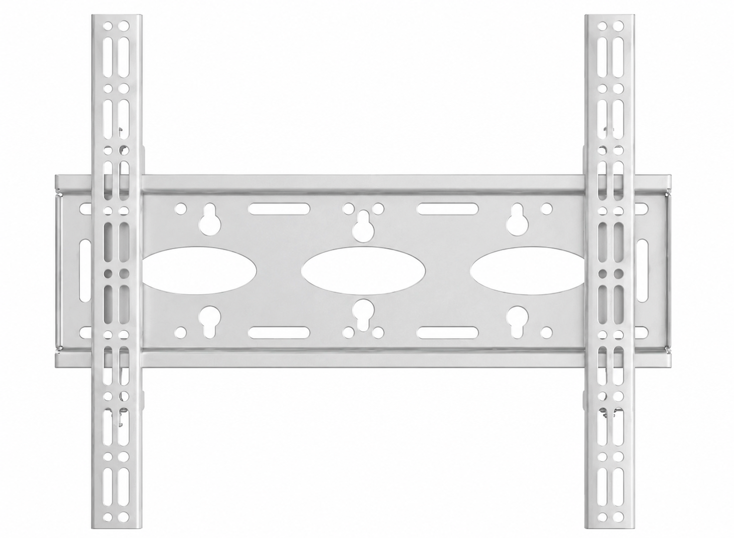 Moove 32" to 75" Digital Signage Double Pole Extra Strong Floor Mounting Bracket | White Floor Stand Moove AVMounts