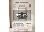 Moove 37-75" Full Motion TV Wall Mount | 400x400 VESA, 90° Rotate Wall Mount Bracket ScreenMoove