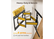 Moove 37-75" Full Motion TV Wall Mount | 400x400 VESA, 90° Rotate Wall Mount Bracket ScreenMoove