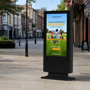 Moove 55" 4K UHD Ultra High Brightness Outdoor Freestanding Digital Poster High Brightness Digital Signage ScreenMoove