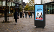 Moove 55" 4K UHD Ultra High Brightness Outdoor Freestanding Digital Poster High Brightness Digital Signage ScreenMoove