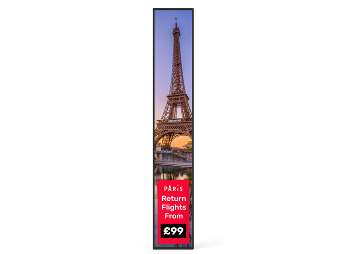 Moove 76" SM76UHD10 Android 14 Stretched Ultra-wide Stretched Bar Display Digital Signage Display ScreenMoove