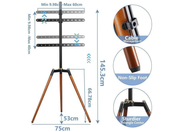 Moove Adjustable Tripod TV Stand for 32–65 Inch TVs with Shelf Floor Stand Moove AVMounts