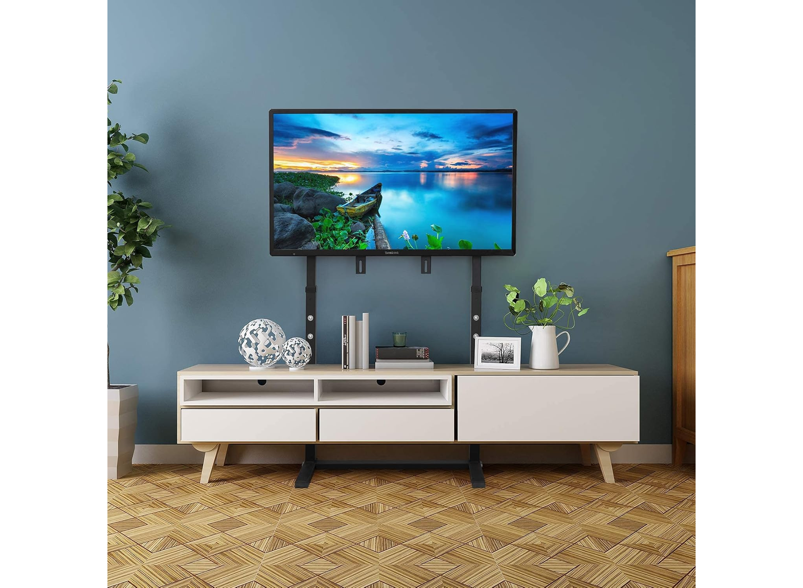 Moove Floor TV Stand with Bracket for 32"–86" TVs | Max VESA 800x400 Floor Stand Moove AVMounts