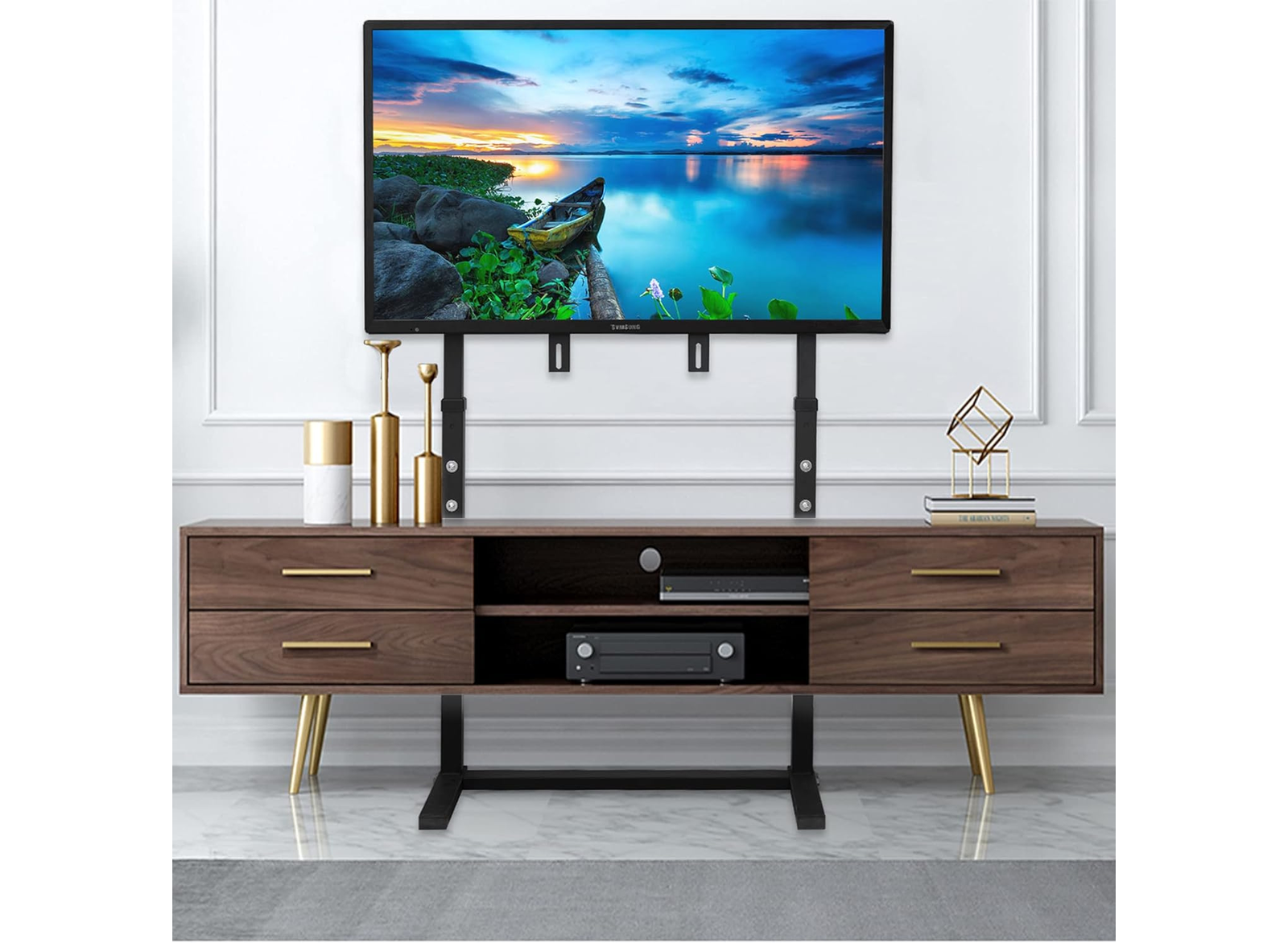 Moove Floor TV Stand with Bracket for 32"–86" TVs | Max VESA 800x400 Floor Stand Moove AVMounts