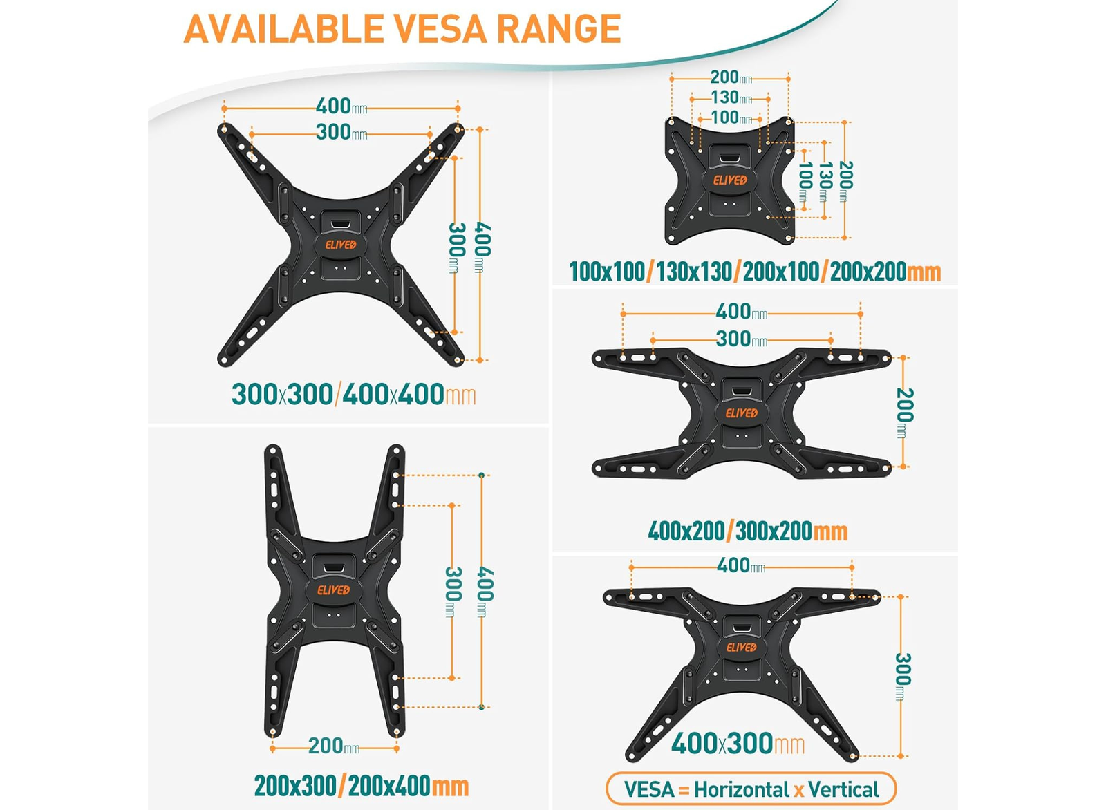 Moove Full Motion Gas Spring TV Wall Mount for 23"-55" Flat & Curved Screens Wall Mount Bracket Moove AVMounts