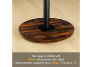 Moove Mobile TV Stand for 40-75” TVs - No Floor Mount Needed Mount Stand ScreenMoove