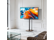 Moove Mobile TV Stand for 40-75” TVs - No Floor Mount Needed Mount Stand ScreenMoove