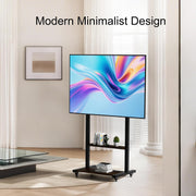 Moove Mobile TV Stand with Wheels for 40–100 Inch TVs – Rolling Trolley