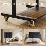 Moove Mobile TV Stand with Wheels for 40–100 Inch TVs – Rolling Trolley