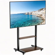Moove Mobile TV Stand with Wheels for 40–100 Inch TVs – Rolling Trolley