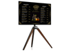 Moove Pro Tripod Digital Signage Stand for 37"-65" Displays Tripod Digital Signage Stand ScreenMoove Walnut