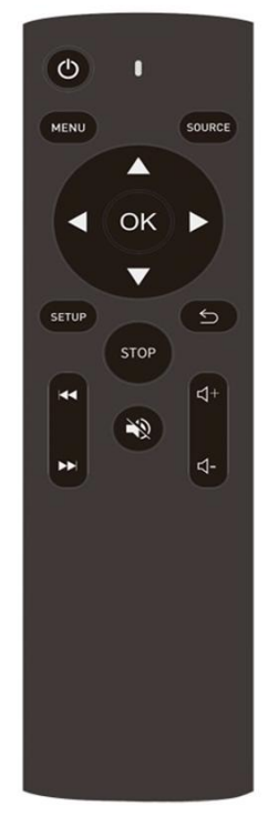 Moove Remote Controller for HV55D & HV43D Displays Remote Control ScreenMoove