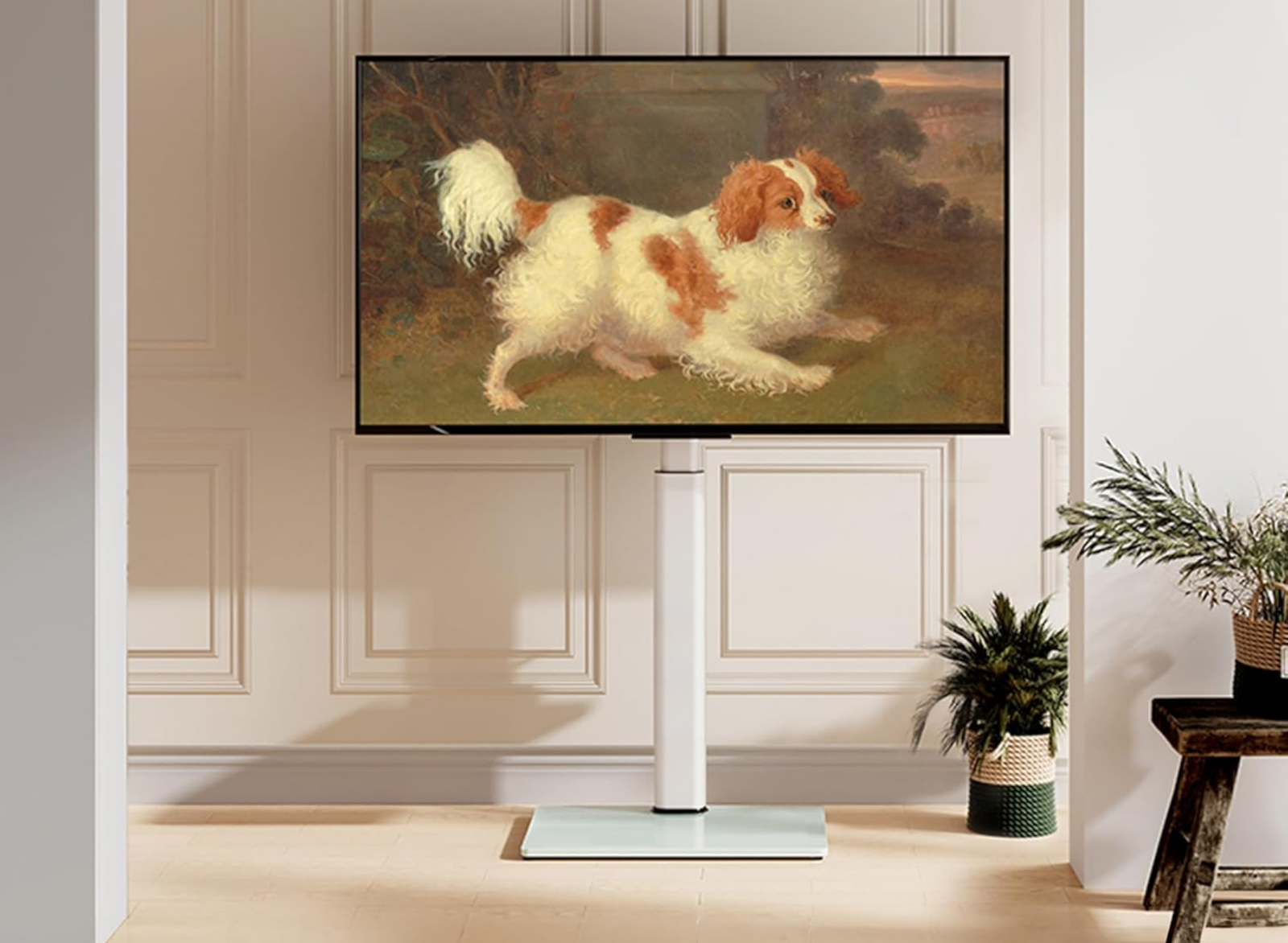 Moove Swivel TV Floor Stand for 32-60" TVs - No Floor Mount Needed Floor Stand ScreenMoove