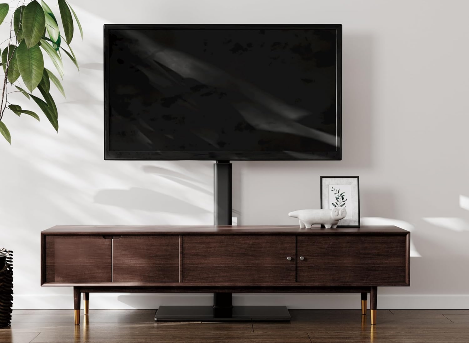 Moove Swivel TV Floor Stand for 32-60" TVs - No Floor Mount Needed Floor Stand ScreenMoove
