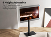 Moove Swivel TV Floor Stand for 32-60" TVs - No Floor Mount Needed Floor Stand ScreenMoove