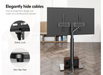 Moove Swivel TV Floor Stand for 32-60" TVs - No Floor Mount Needed Floor Stand ScreenMoove