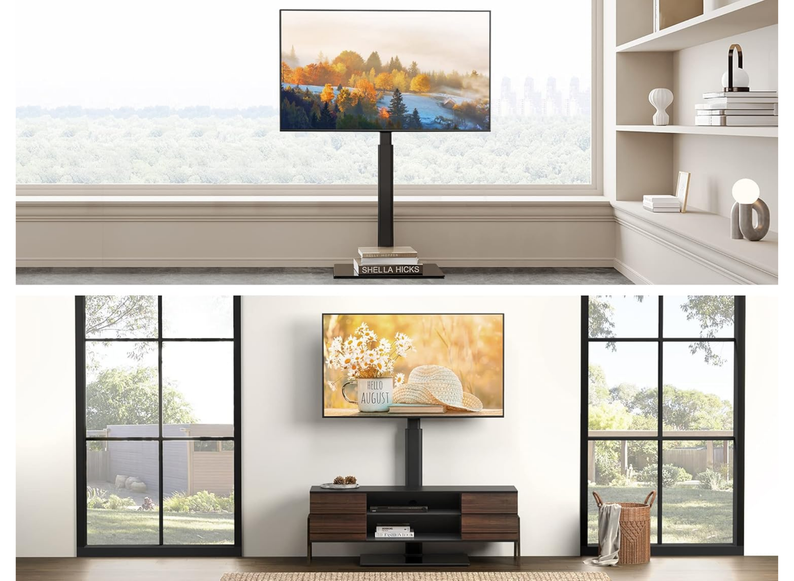 Moove Swivel TV Floor Stand for 32-60" TVs - No Floor Mount Needed Floor Stand ScreenMoove