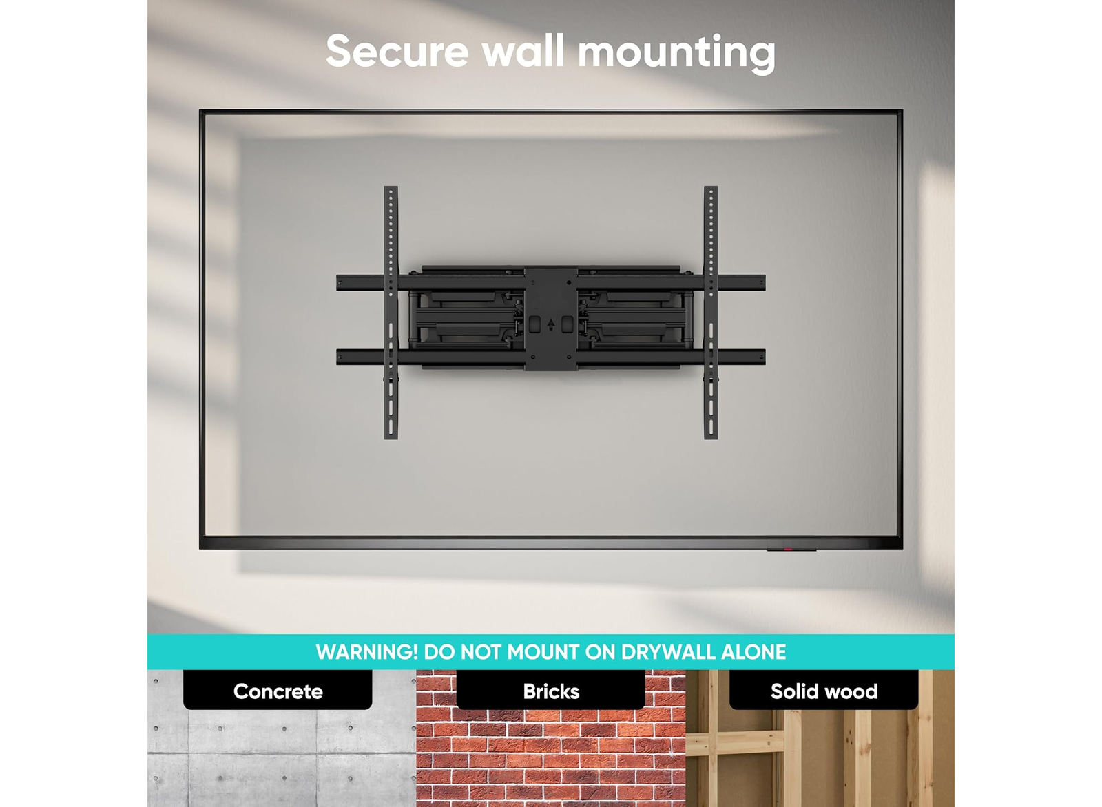 Moove Tilt and Swivel TV Wall Bracket For 42" - 120" Screens Wall Mount Bracket Moove AVMounts