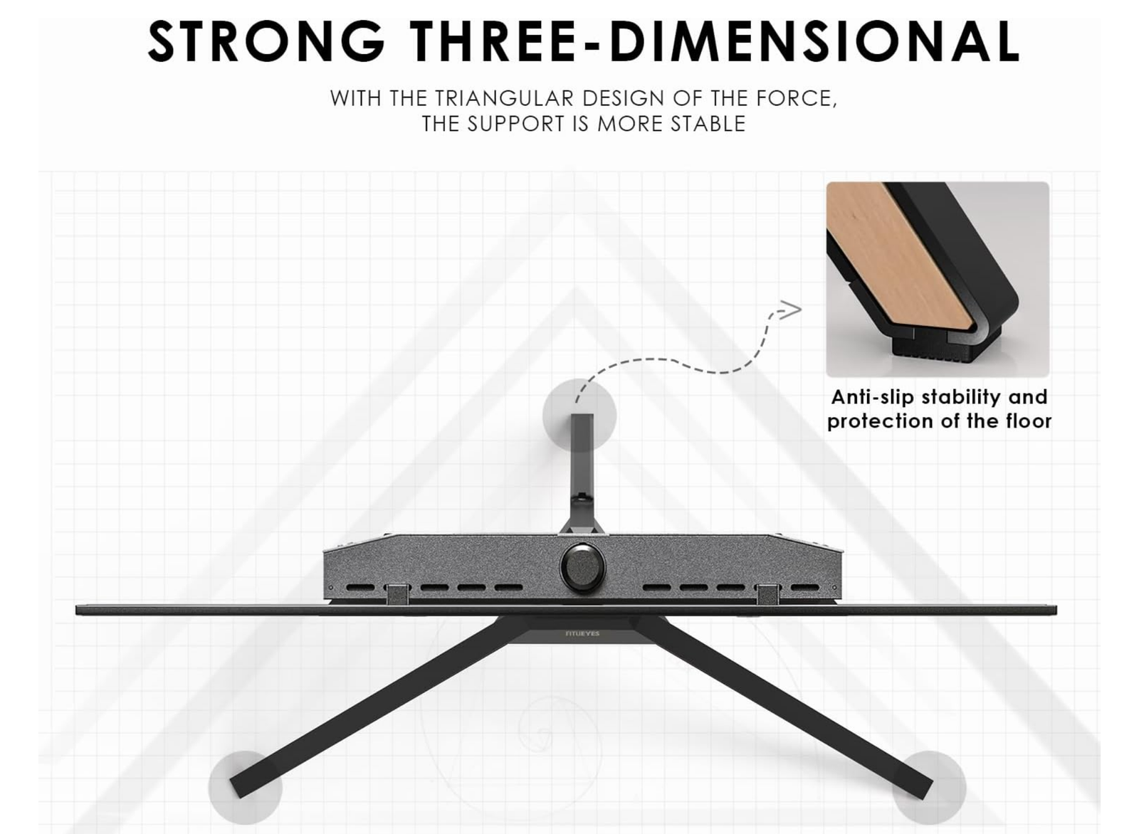Moove Pro Tripod Digital Signage Stand for 37"-65" Displays Floor Stand Moove AVMounts