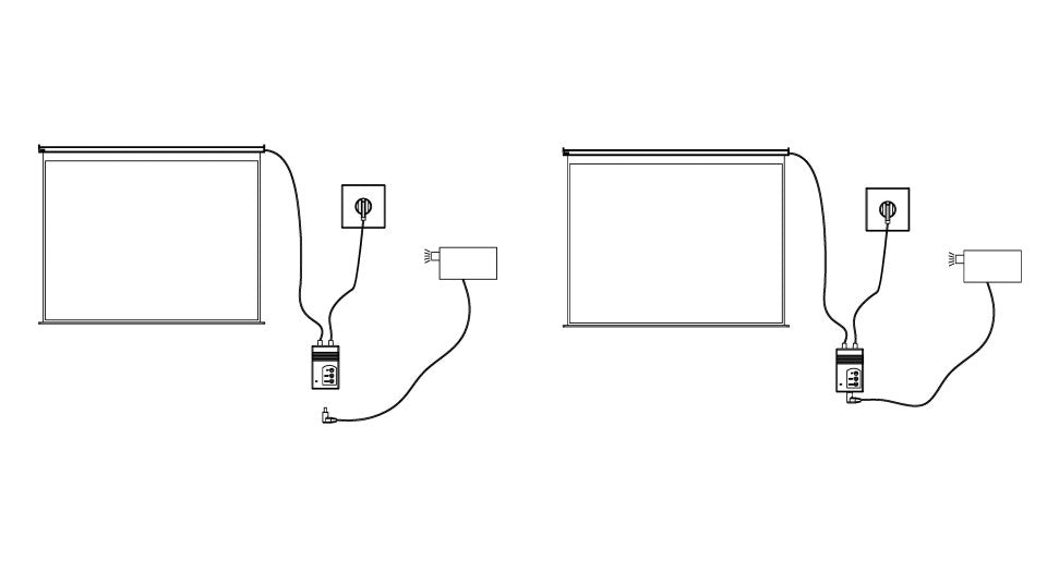 Multibrackets 12V Trigger Kit for Motorized Projection Screens – White | 7350022733770 Projector Accessories Multibrackets
