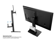 Multibrackets All-In-One Adjustable Monitor Stand with CPU Holder for 15"–30" Monitors | 7340234811618