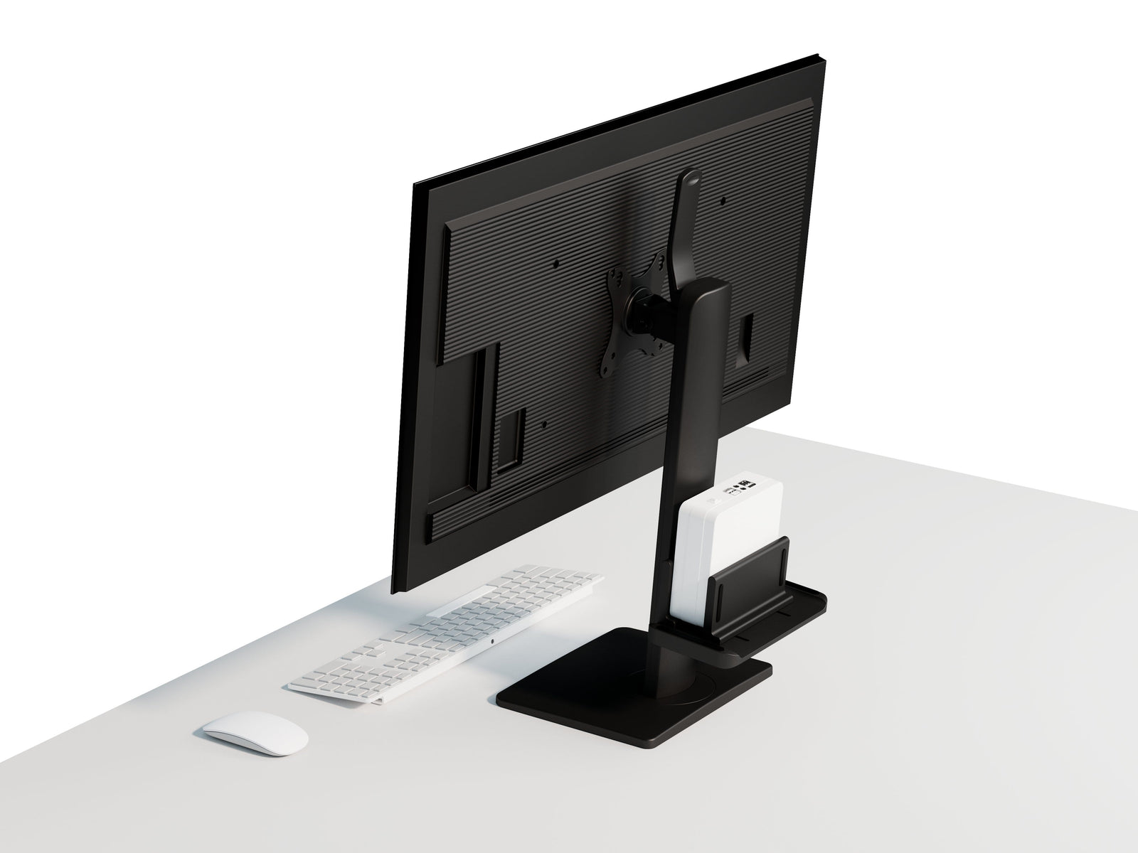 Multibrackets All-In-One Adjustable Monitor Stand with CPU Holder for 15"–30" Monitors | 7340234811618