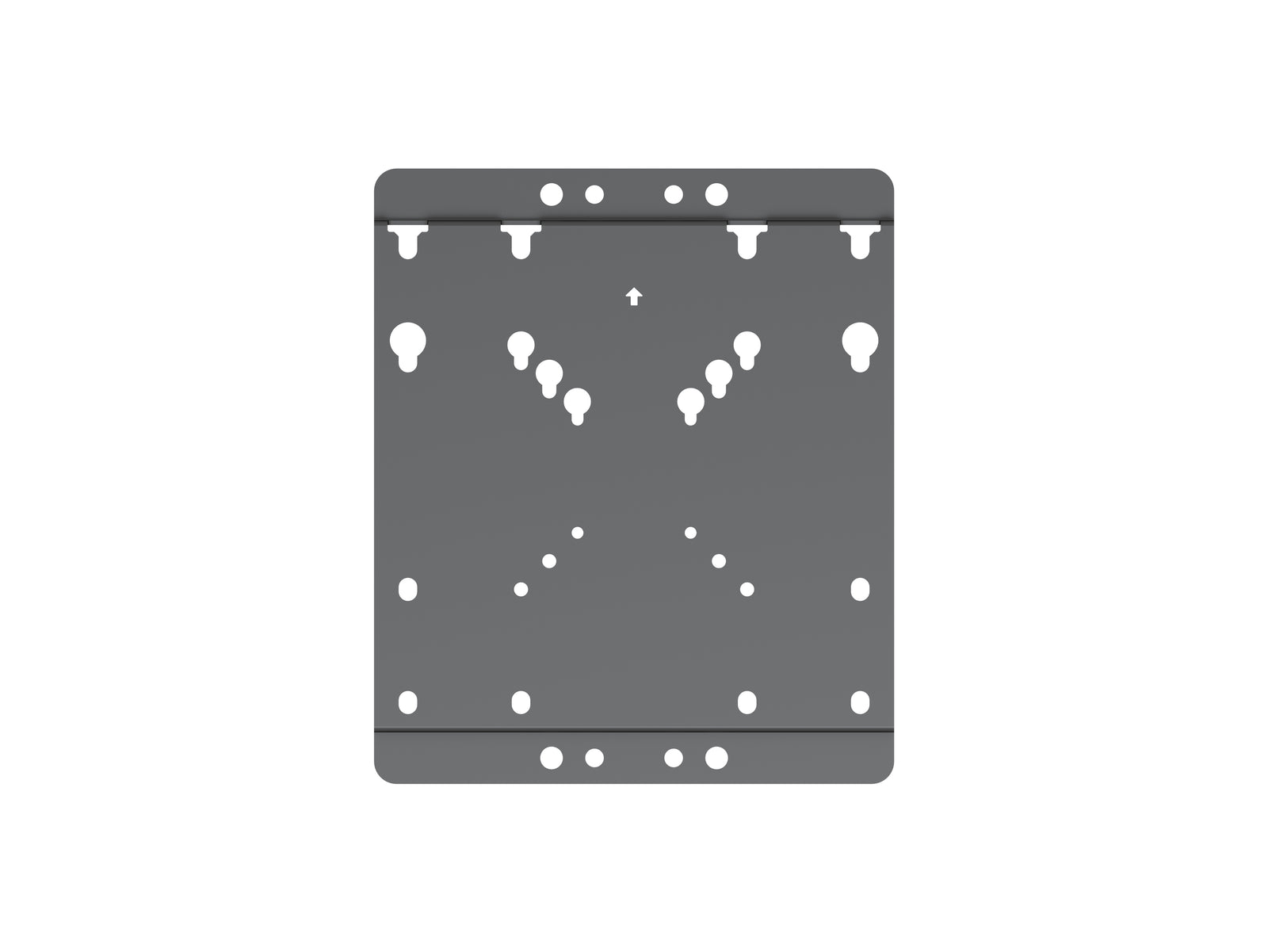 Multibrackets Flexible Fixed-VESA Support for Secure Pro Series Rail Installations | 7350105219030 Mount Accessories Multibrackets