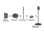 Multibrackets Flexible Fixed-VESA Support for Secure Pro Series Rail Installations | 7350105219030 Mount Accessories Multibrackets