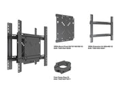 Multibrackets Flexible Fixed-VESA Support for Secure Pro Series Rail Installations | 7350105219030 Mount Accessories Multibrackets