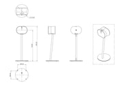 Multibrackets Floor Stand for Sonos ERA 300 – White Steel | 7350105214530 Speaker Mount Multibrackets