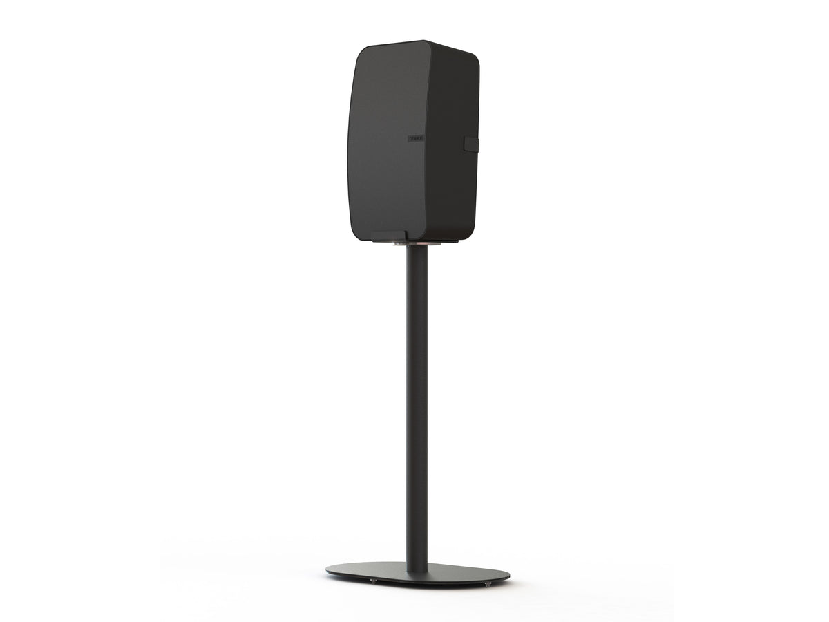 Multibrackets Floor Stand for Sonos FIVE Gen 2 & Gen 3 – Black | 7350105211720 Speaker Mount Multibrackets