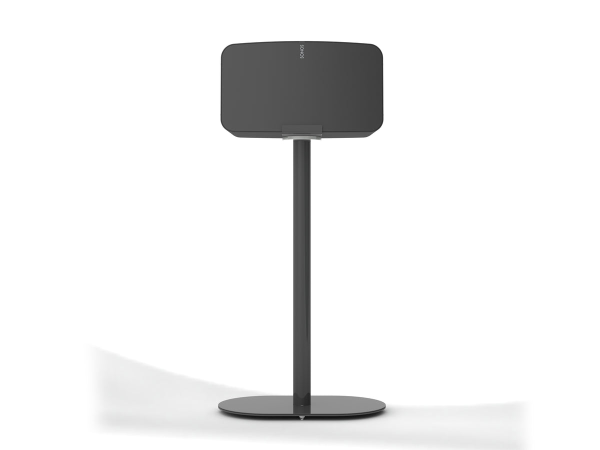 Multibrackets Floor Stand for Sonos FIVE Gen 2 & Gen 3 – Black | 7350105211720 Speaker Mount Multibrackets