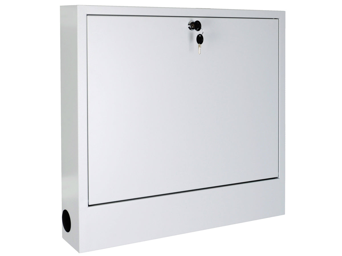 Multibrackets Lockable Wall-Mounted Laptop Safety Cabinet with Storage Drawers | 7350105210419 Mount Accessories Multibrackets