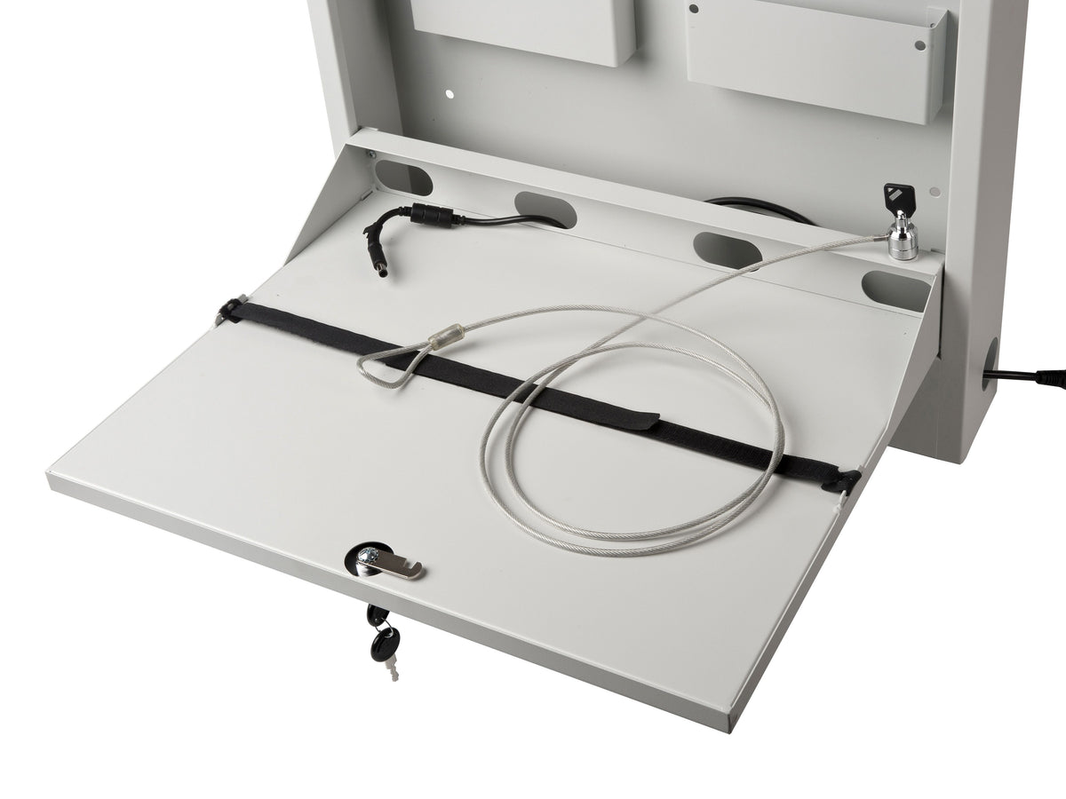 Multibrackets Lockable Wall-Mounted Laptop Safety Cabinet with Storage Drawers | 7350105210419 Mount Accessories Multibrackets