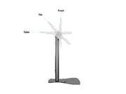 Multibrackets M 110 HD Single Black Tilt & Table Floor Stand for 32"-55" Screens | 7350073737413 Floor Stand Multibrackets