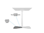 Multibrackets M 110 HD Single Black Tilt & Table Floor Stand for 32"-55" Screens | 7350073737413 Floor Stand Multibrackets