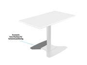 Multibrackets M 110 HD Single Black Tilt & Table Floor Stand for 32"-55" Screens | 7350073737413 Floor Stand Multibrackets