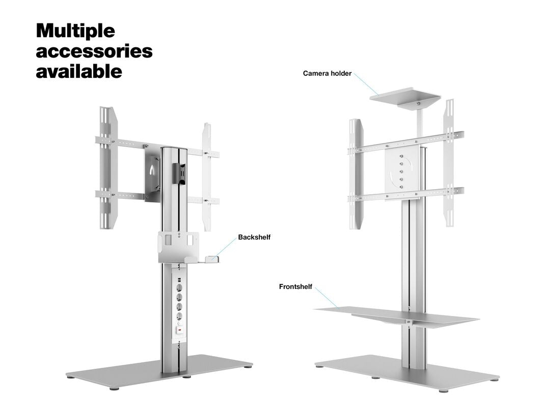 Multibrackets M 110 HD Single Silver Floor Stand for 50"–85" Screens | 7350105210853