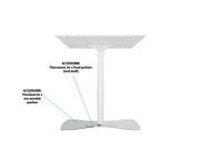 Multibrackets M 110 HD Single Silver Tilt & Table Floor Stand for 32"-55" Screens | 7350073737420 Floor Stand Multibrackets
