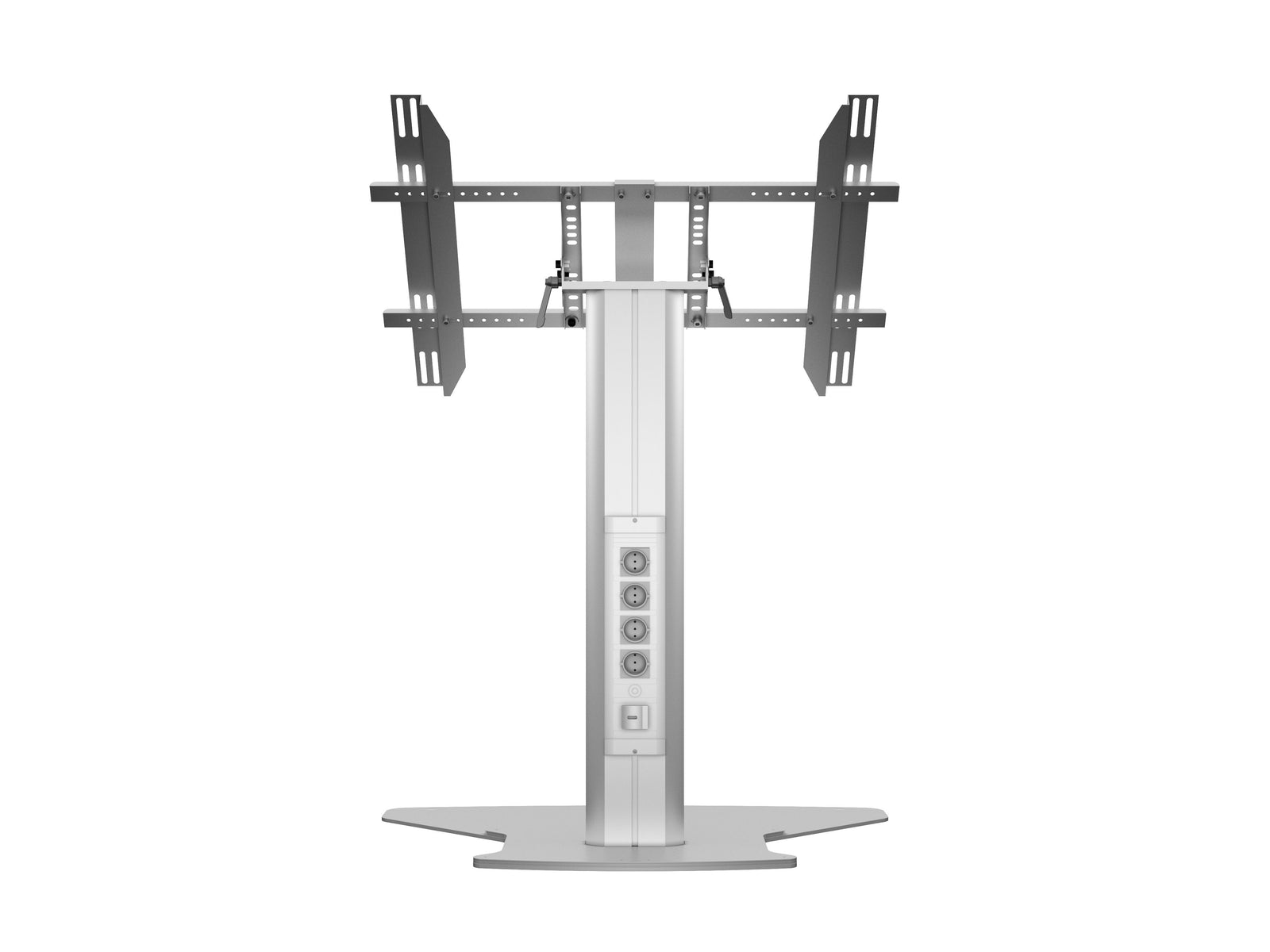 Multibrackets M 110 HD Single Silver Tilt & Table Floor Stand for 32"-55" Screens | 7350073737420 Floor Stand Multibrackets